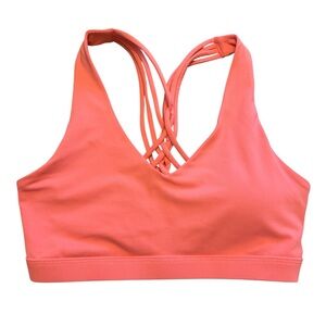 Fabletics sports bra workout top size XS Coral color
